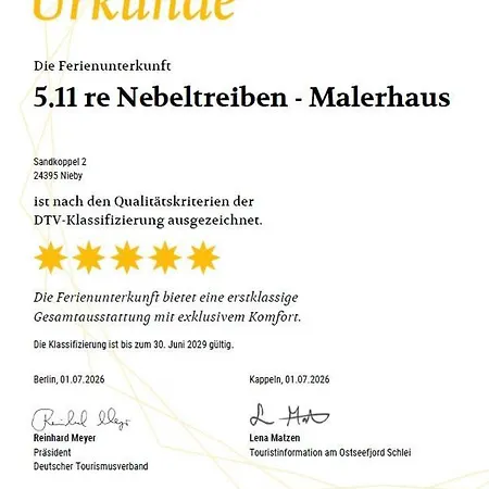 Reetdorf Geltinger Birk Malerhaus Nebeltreiben Σπίτι διακοπών *